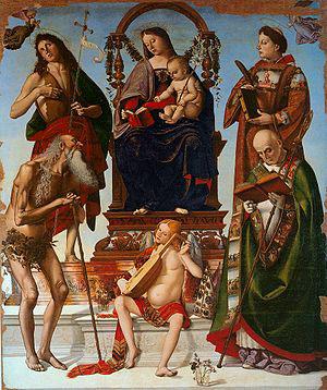 Luca Signorelli Sant Onofrio Altarpiece Sweden oil painting art